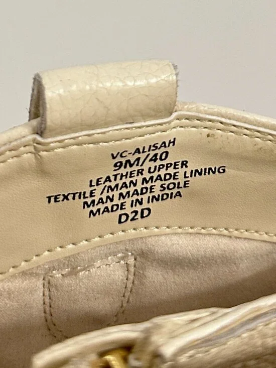 VINCE CAMUTO Alisah Square Toe Western Boot in Rich Cream Size US 9 - Picture 7 of 8